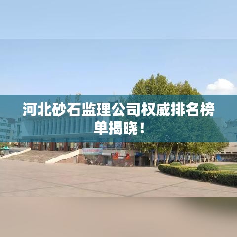 河北砂石监理公司权威排名榜单揭晓！