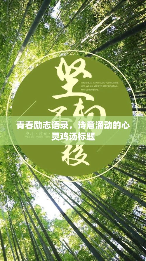 青春励志语录，诗意涌动的心灵鸡汤标题
