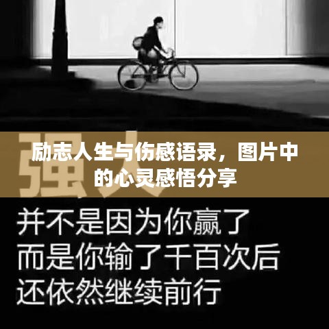 励志人生与伤感语录，图片中的心灵感悟分享
