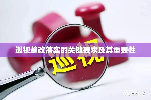 巡视整改落实的关键要求及其重要性