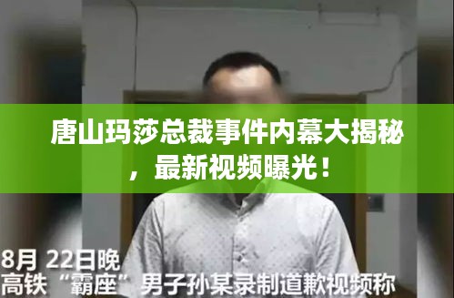 唐山玛莎总裁事件内幕大揭秘，最新视频曝光！